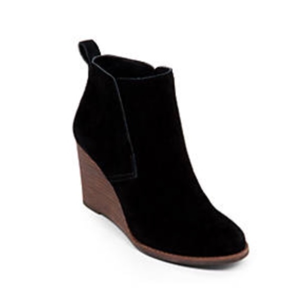 ISOISOISO lucky brand wedge bootie sz 8